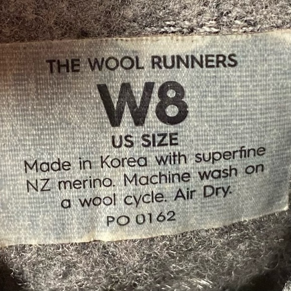 Womens 8 Allbirds Wool Runners Athletic Shoes Grey SEF0751 - Picture 8 of 8